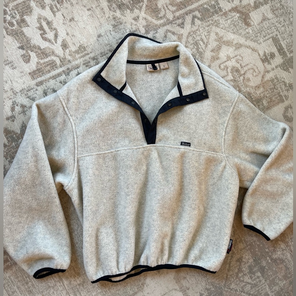 Men’s Woolrich Snap-front sweater classic style - Size XL